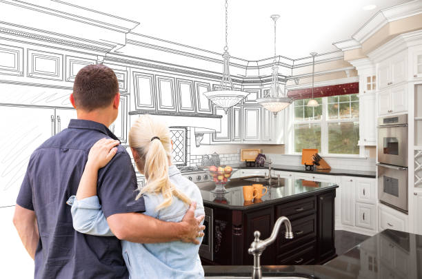 Professional Kitchen Island Installation technician working in Sykesville, MD